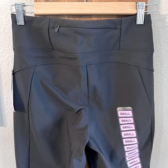 New High-Waist City Pants Active Leggings Pull on Zip Pockets Black - Small - Picture 6 of 13